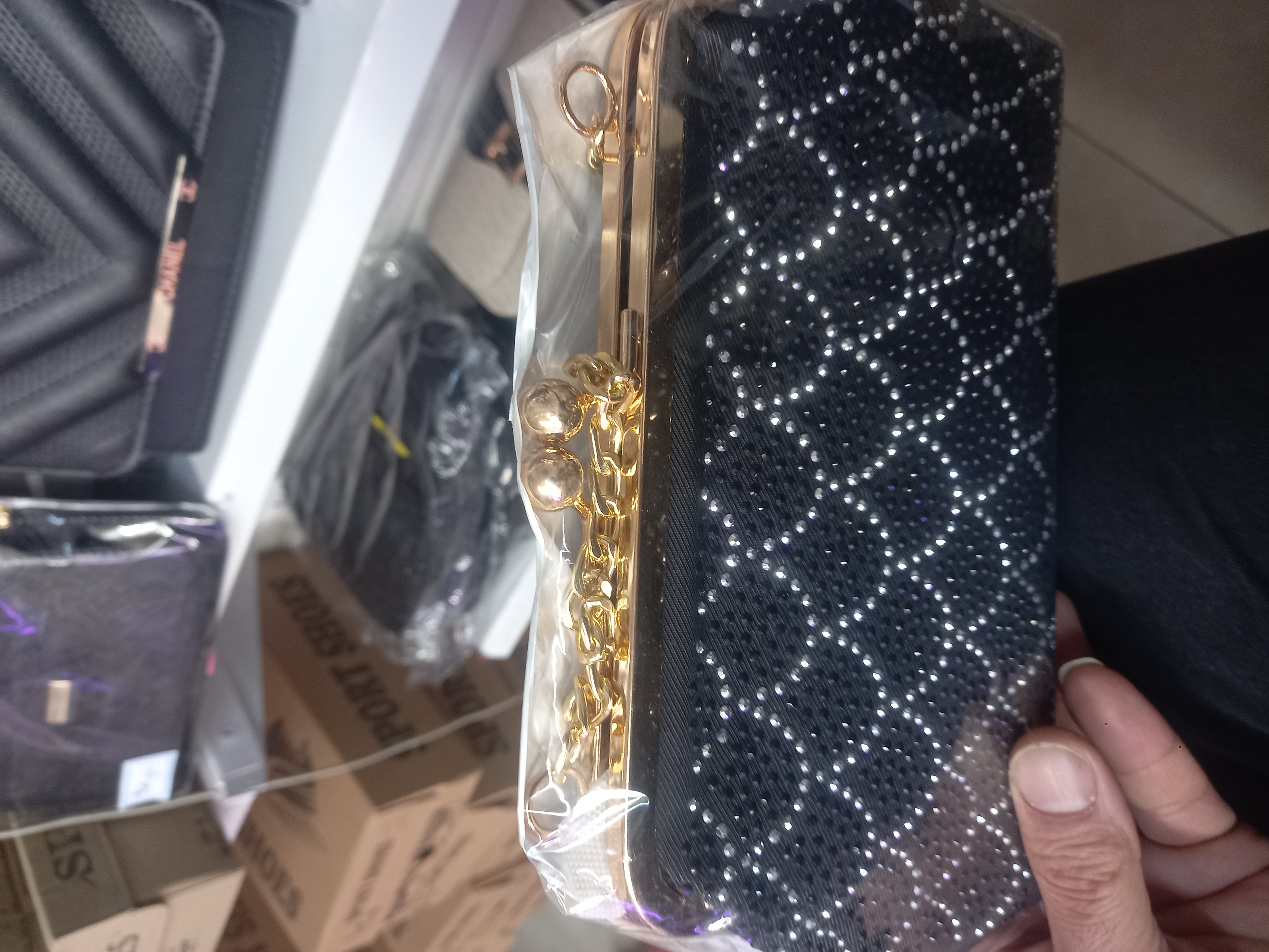 کیف دستی و دوشی نگین‌دار